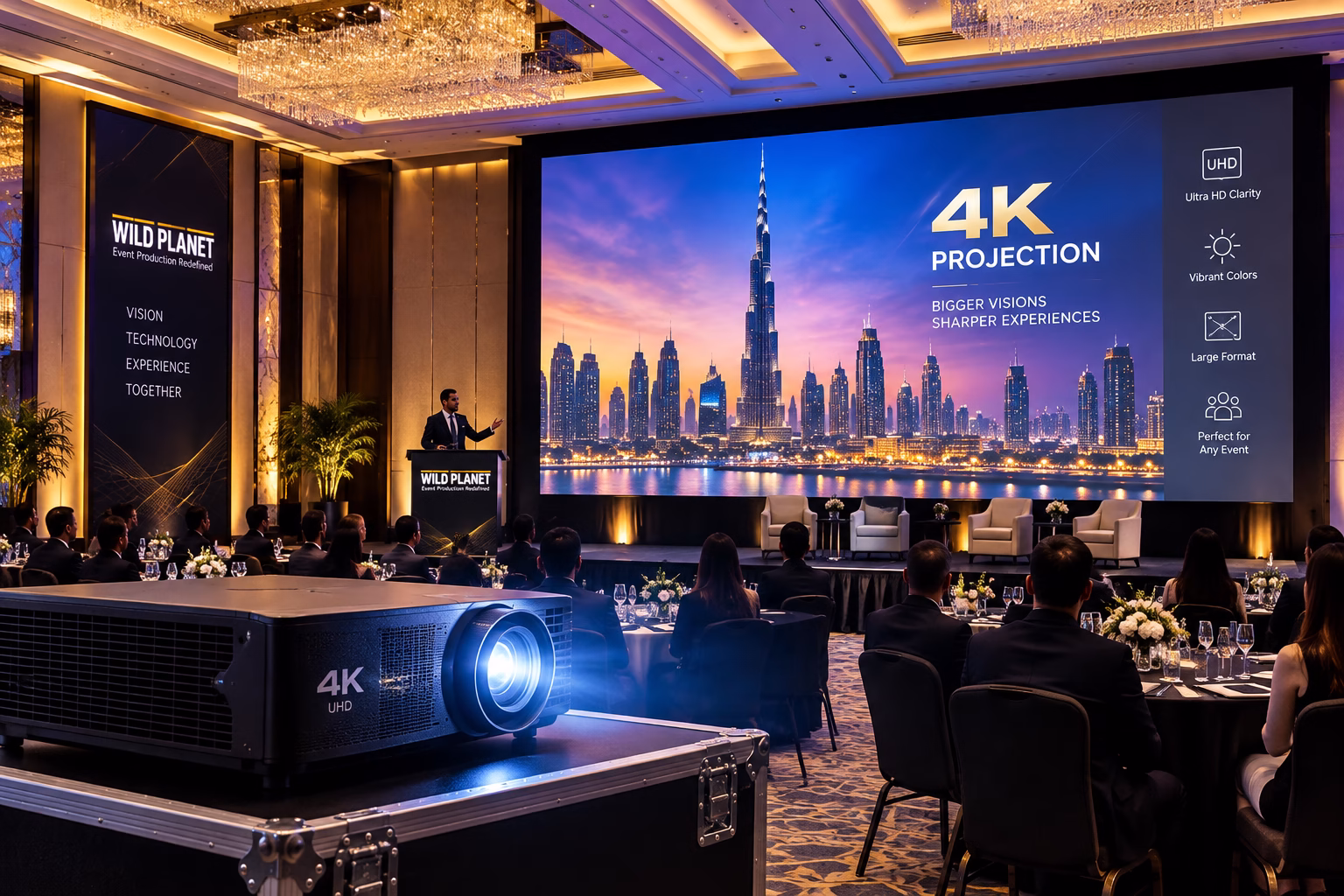 4K Projector Rental