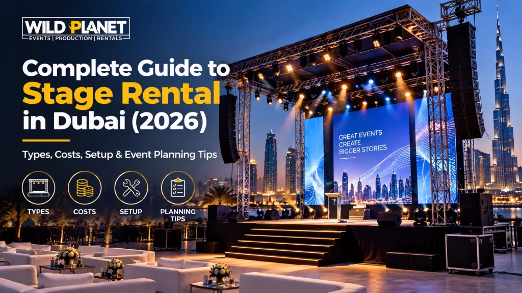 Stage Rental in Dubai
